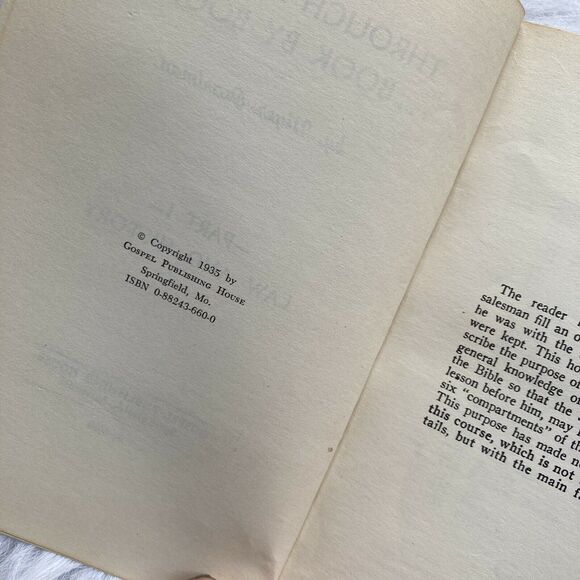 Through The Bible Book By Book Myer Pearlman Part 1&2 Old Testament Bonus Book - Picture 4 of 6